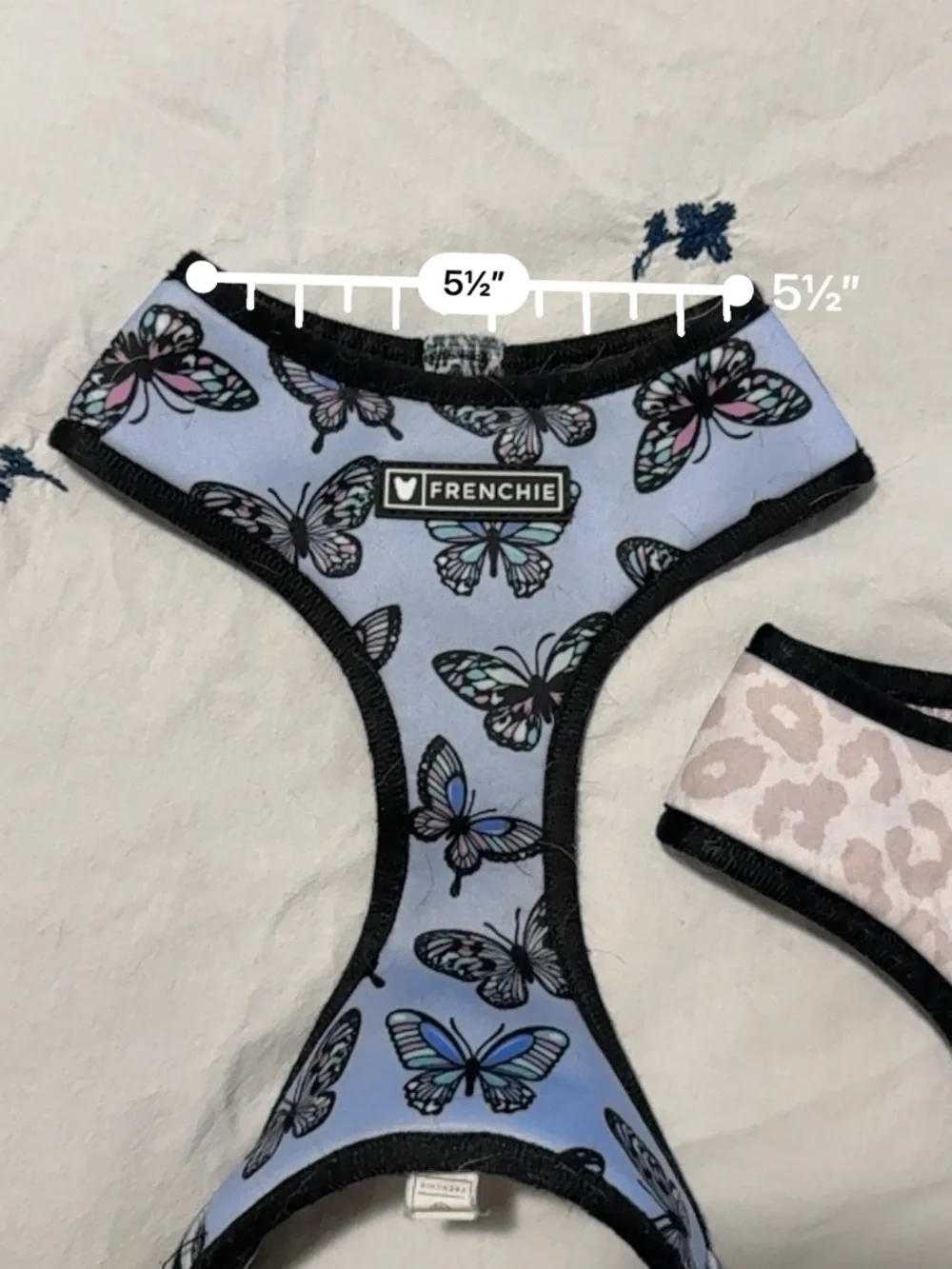 Frenchie harness butterfly Print